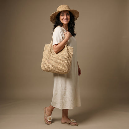 Bolso y Sandalias a Juego con Sombrero GRATIS